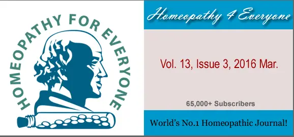Homeopathy for Everyone March 2016