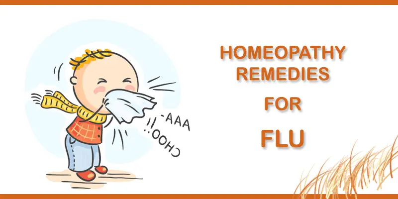 symptoms of flu and homeopathy remedies for flu