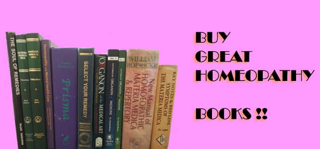 buy homeopathy books