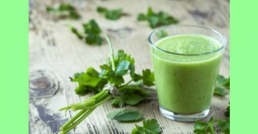 Green smoothie for vaccine detox